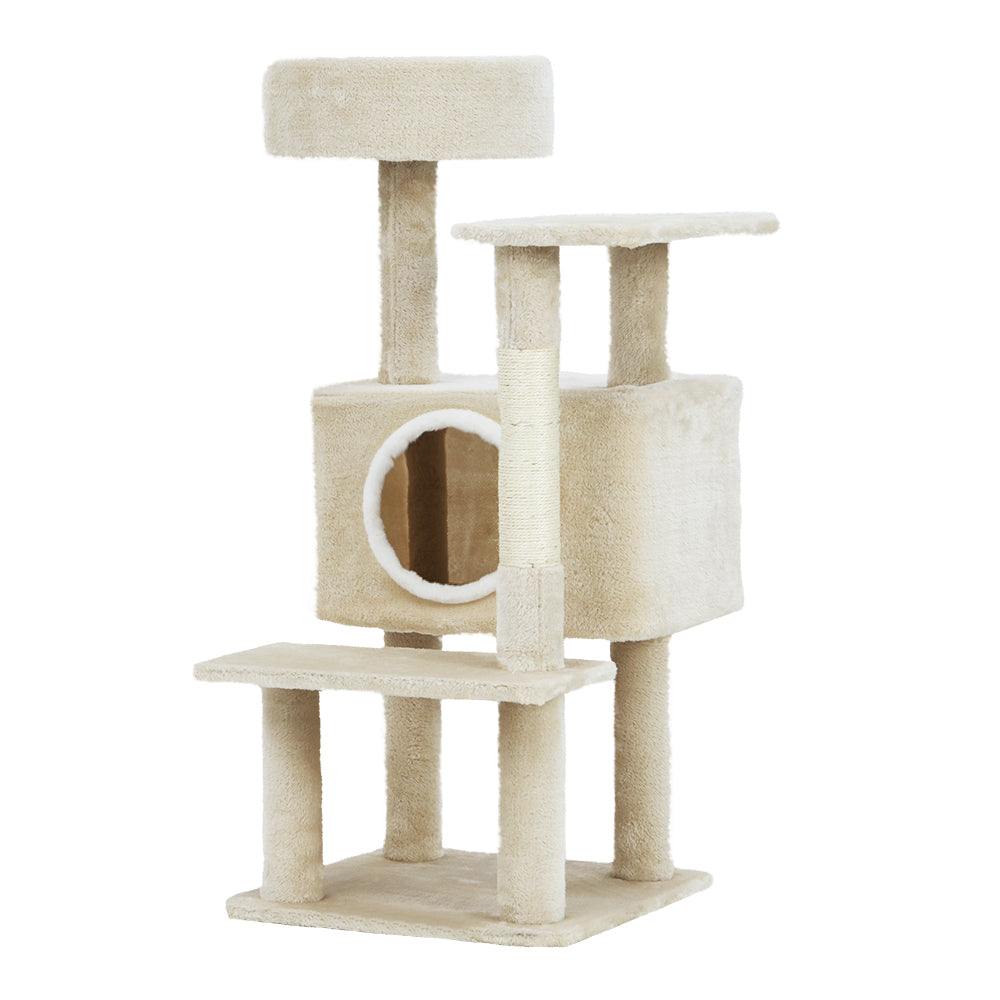 i.Pet Cat Tree 90cm Scratching Post Tower Scratcher Wood Condo House Bed Trees - view 7