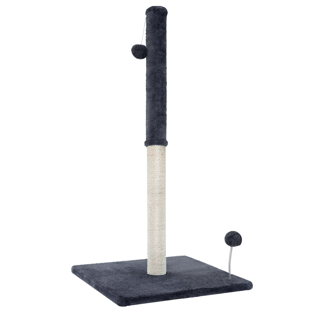 i.Pet Cat Tree 105cm Scratching Post Scratcher Tower Condo House Hanging toys Grey - view 7