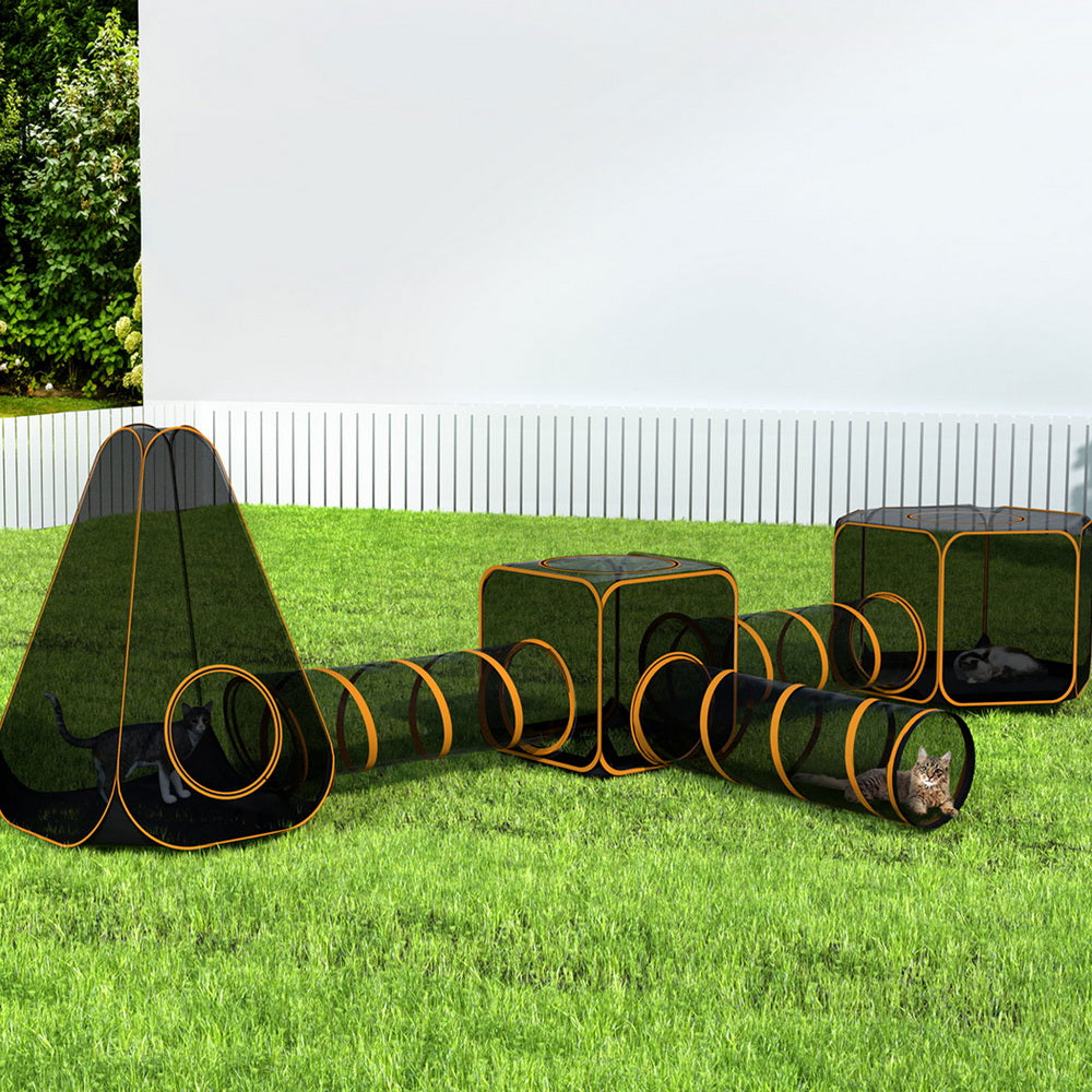 i.Pet Pet Playpen Cat House 6 IN 1 Tent Tunnel Dog Cage Puppy Rabbit Play Portable - view 7