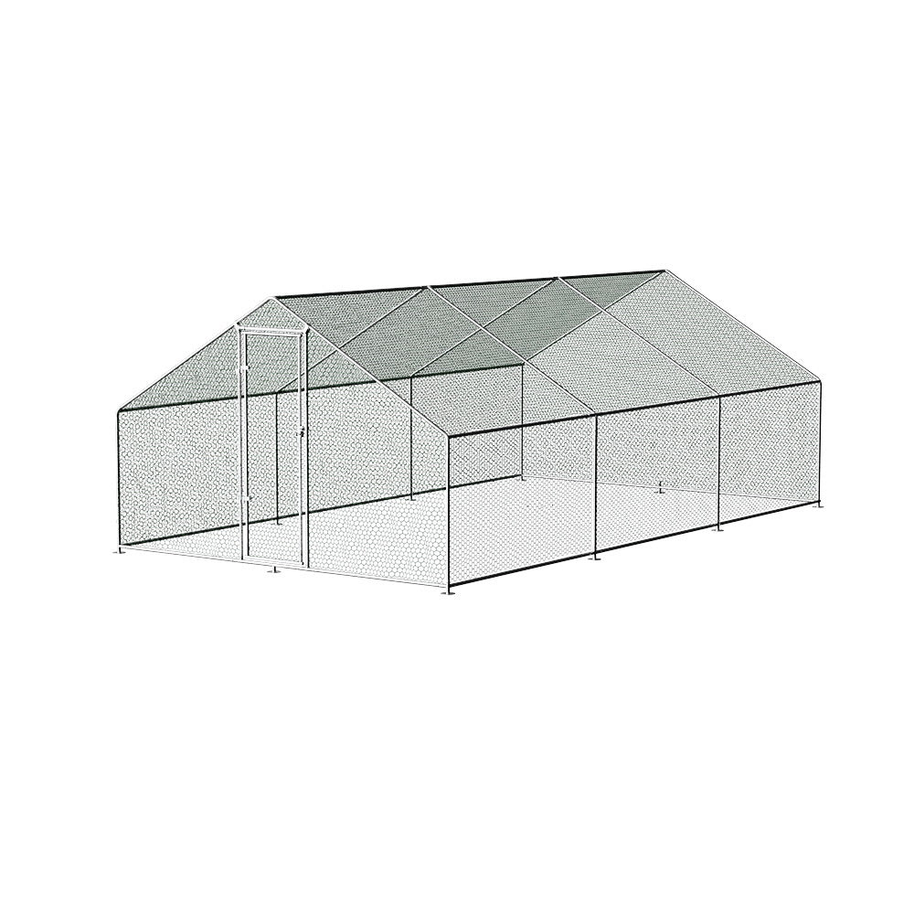 i.Pet Chicken Coop Cage 3x6x2m Galvanised Steel - view 8