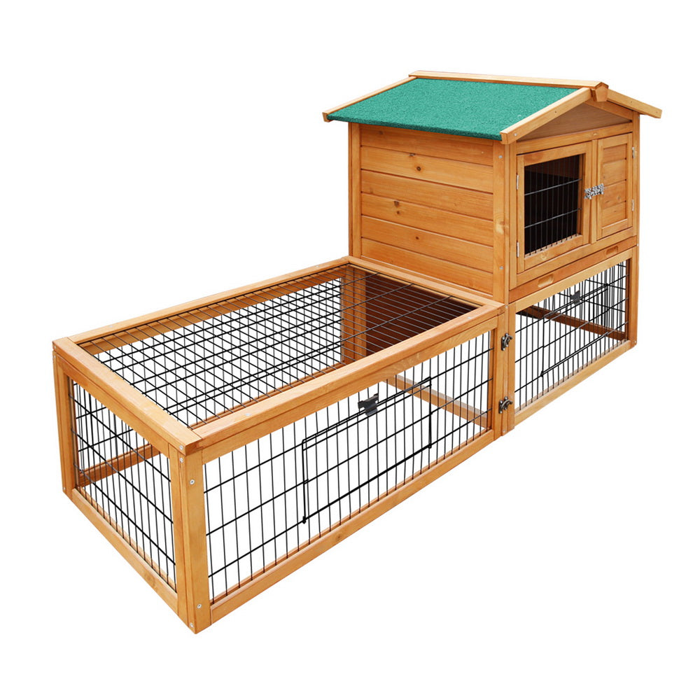 i.Pet Chicken Coop Rabbit Hutch 155cm x 49cm x 90cm Large Chicken Coop Wooden Run Cage House Outdoor - view 8