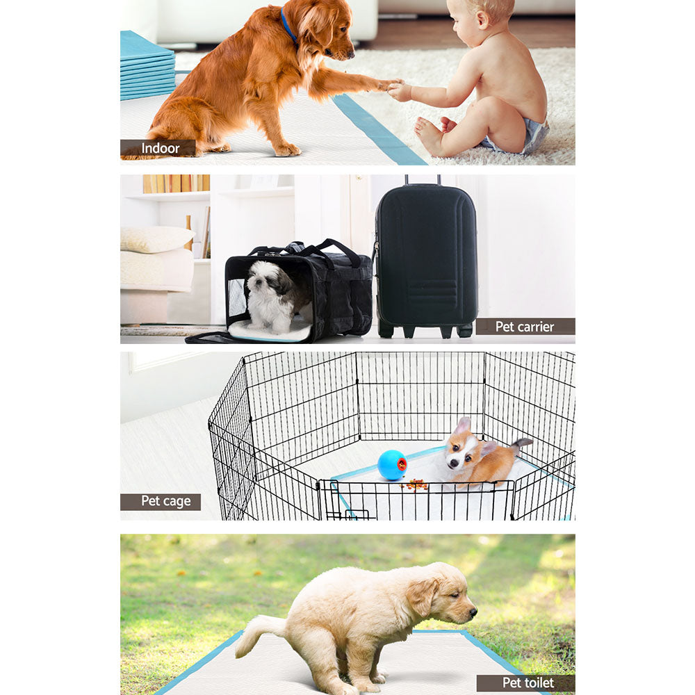 i.Pet Pet Training Pads 200pcs 60x60cm Puppy Dog Toilet Pee Indoor Super Absorbent Blue - view 6
