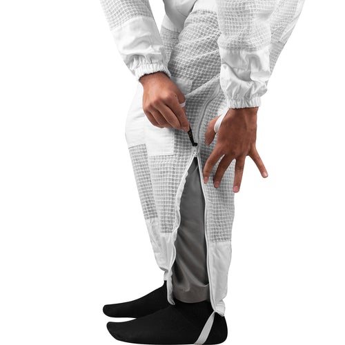 OZBee Premium Full Suit 3 Layer Mesh Ultra Cool Ventilated Round Head Beekeeping Protective Gear Size 2XL - view 3
