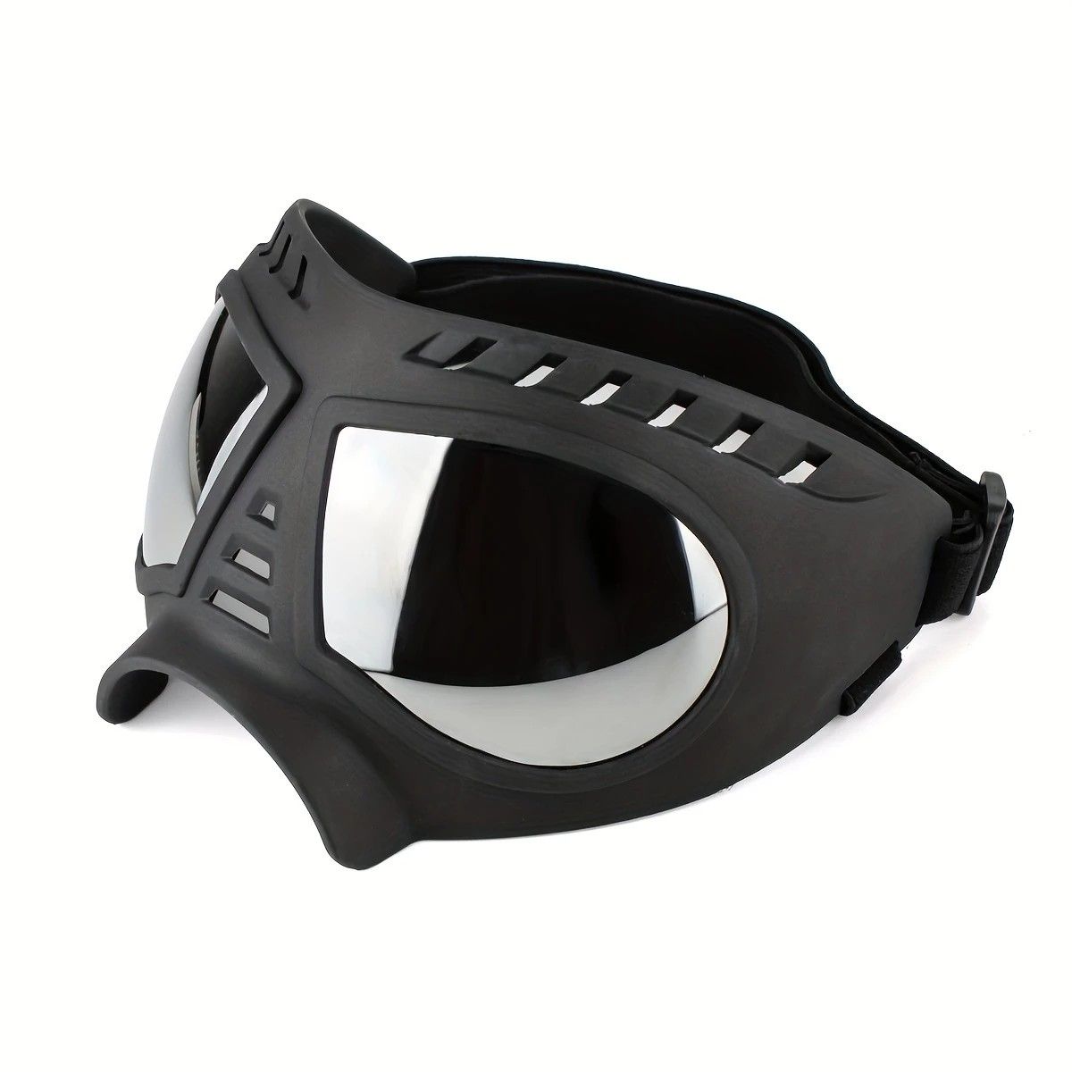 Large Dog Goggles | Windproof, Snowproof, UV Protection, Flexible Frame Sunglasses for Outdoor Adventure(WHITE) - view 8