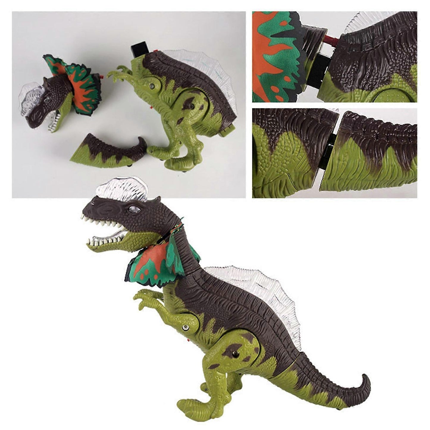 Dinosaur, Walking Dinosaur, Dinosaur Robot, With Realistic Dinosaur, Moves While Making Roaring Sound - view 5