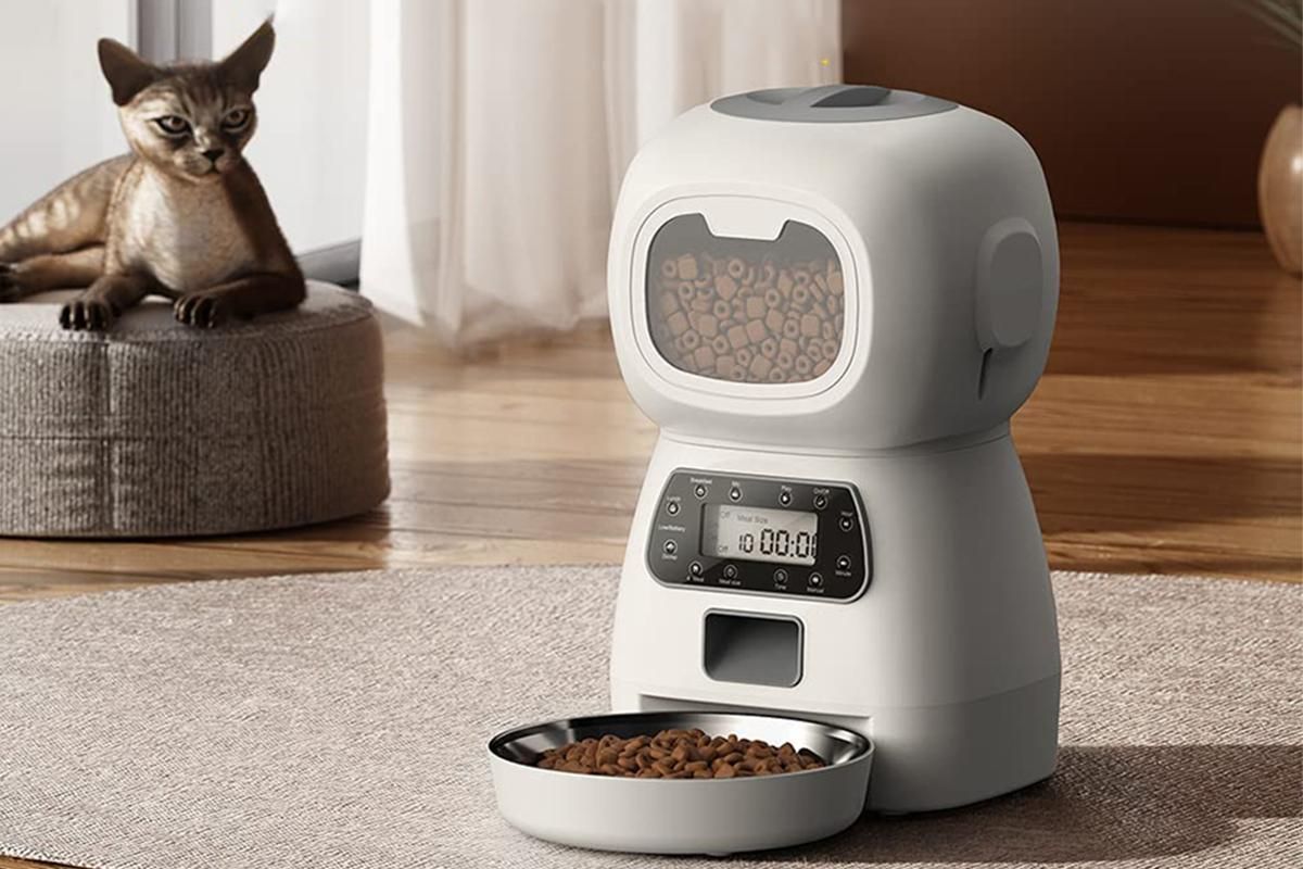 Automatic Feeder Pet Food Dispenser Automatic Cat Feeder Dry Food Dispenser Smart Pet Feeder Timed Cat Feeder for Large Medium Small Pets - view 5