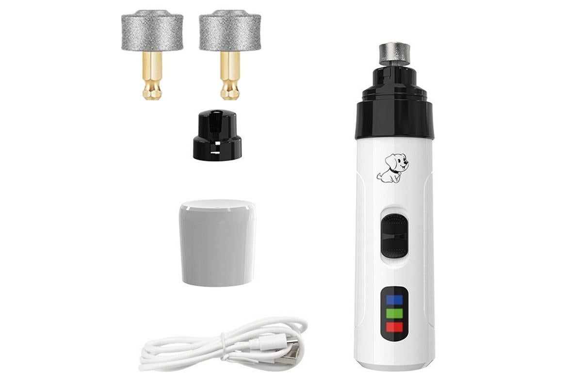 2-Speed Dog Nail Grinder Pet Nail Grinder Super Quiet Rechargeable Electric Dog Nail Trimmer for Large Medium Small Dogs - view 5
