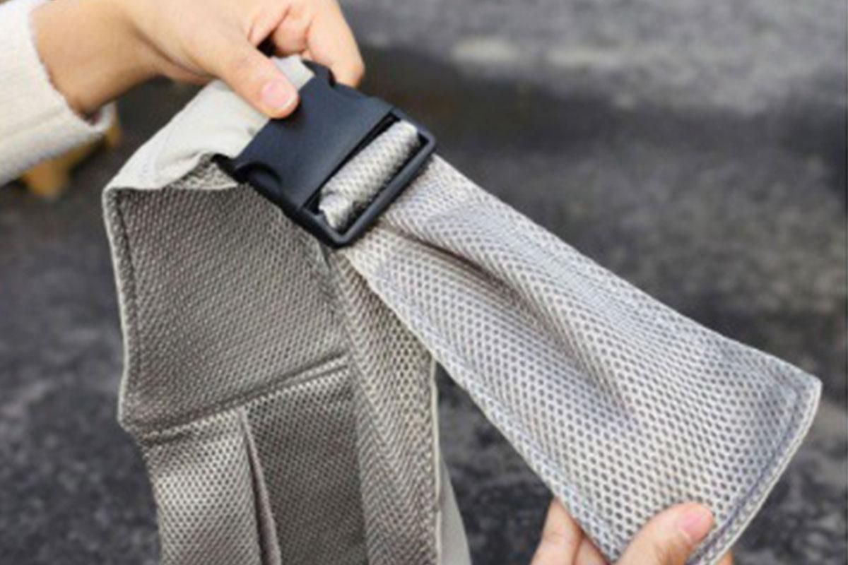 Breathable Dog Carrier Sling With Storage Pocket Pet Carrier Shoulder Pouch For Outdoor Travel -Gray - view 5