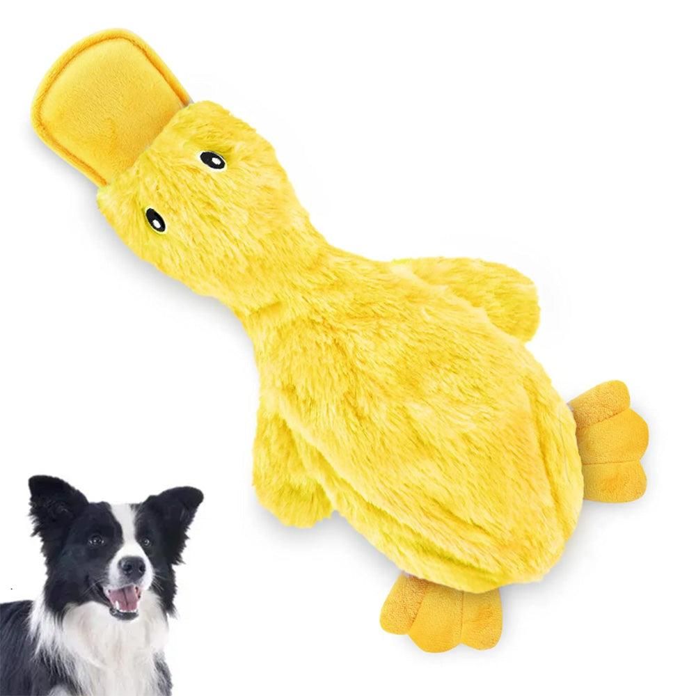 Interactive Plush Duck Dog Toy - Chew Toy for Small Dogs Blue - view 6