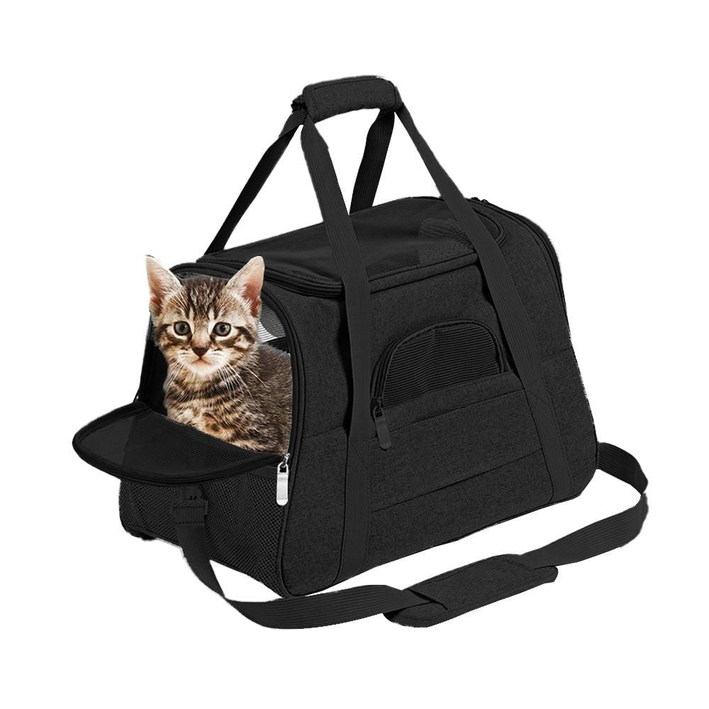 Cat Pet Carrier Travel Carrier Pet Bag for Small Medium Cats Pink - view 9