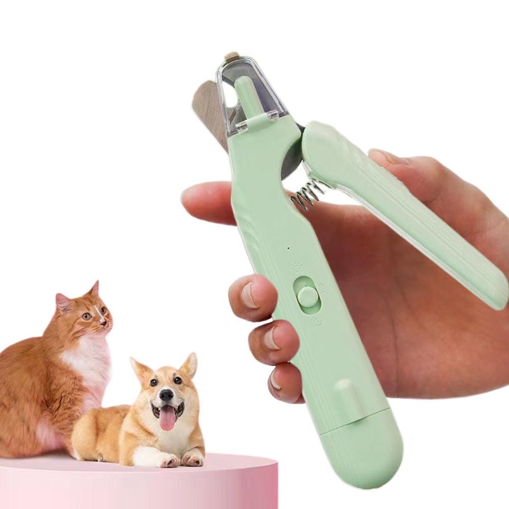 2-in-1 Pet Nail Grinder with LED Lights USB Rechargeable Dog Nail Clippers Cats Claw Trimmer Pink - view 7