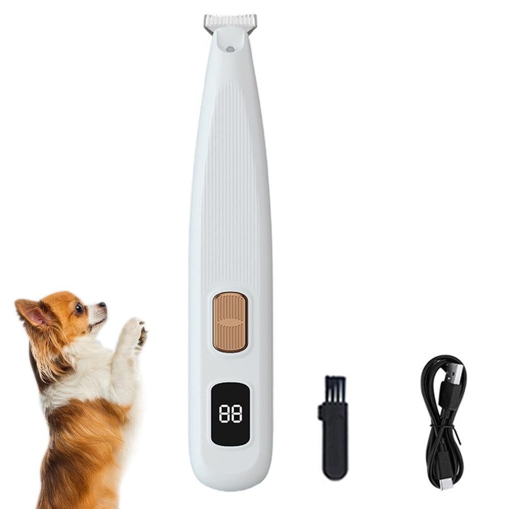 Cordless LED Dual-Speed Pet Paw Trimmer for Dogs & Cats Green - view 7