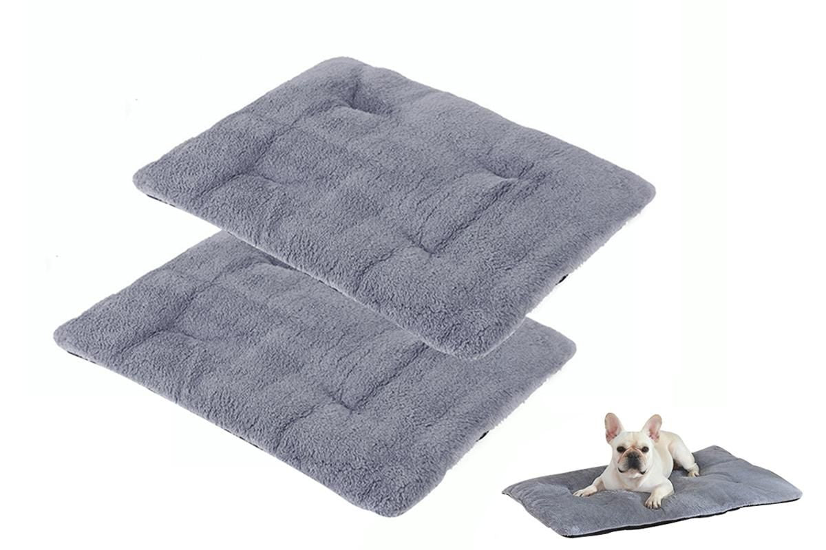 2Pcs Pet Blanket Self-Heating Bed Pad Cat Dog Self-Warming Cushion-Khaki S - view 7