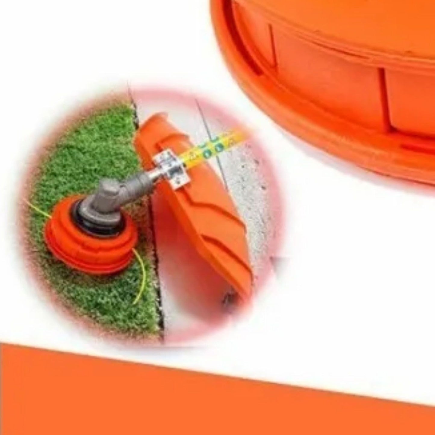 Lawn Mower Trimmer Head Dismantle Free Plastic Aluminum Trimming Head for Garden Mowing Machine Orange - view 10