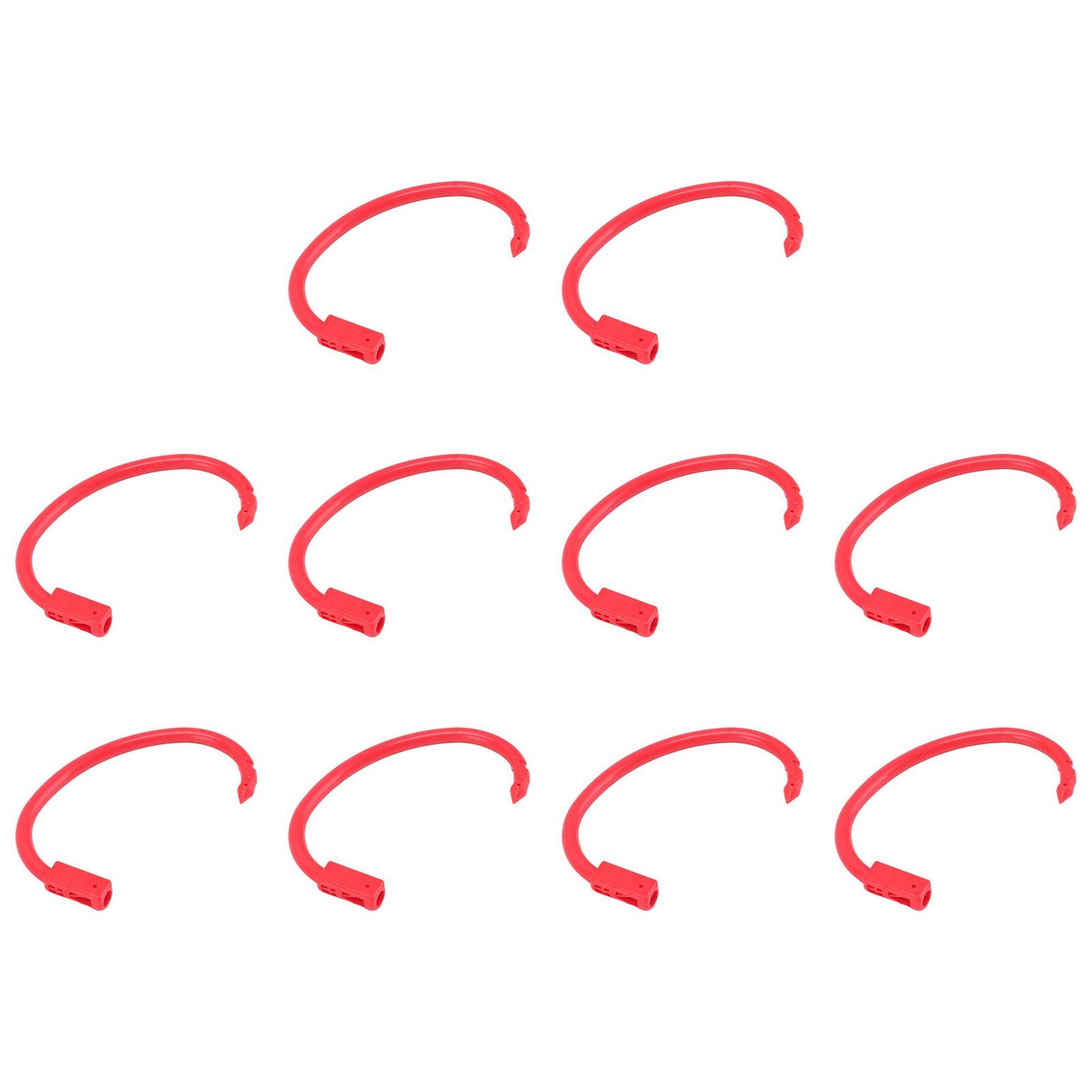 10 PCS Plastic Cow Nose Ring Large Cattle Breeding Nose Ring Livestock Nose Traction Rings - view 10