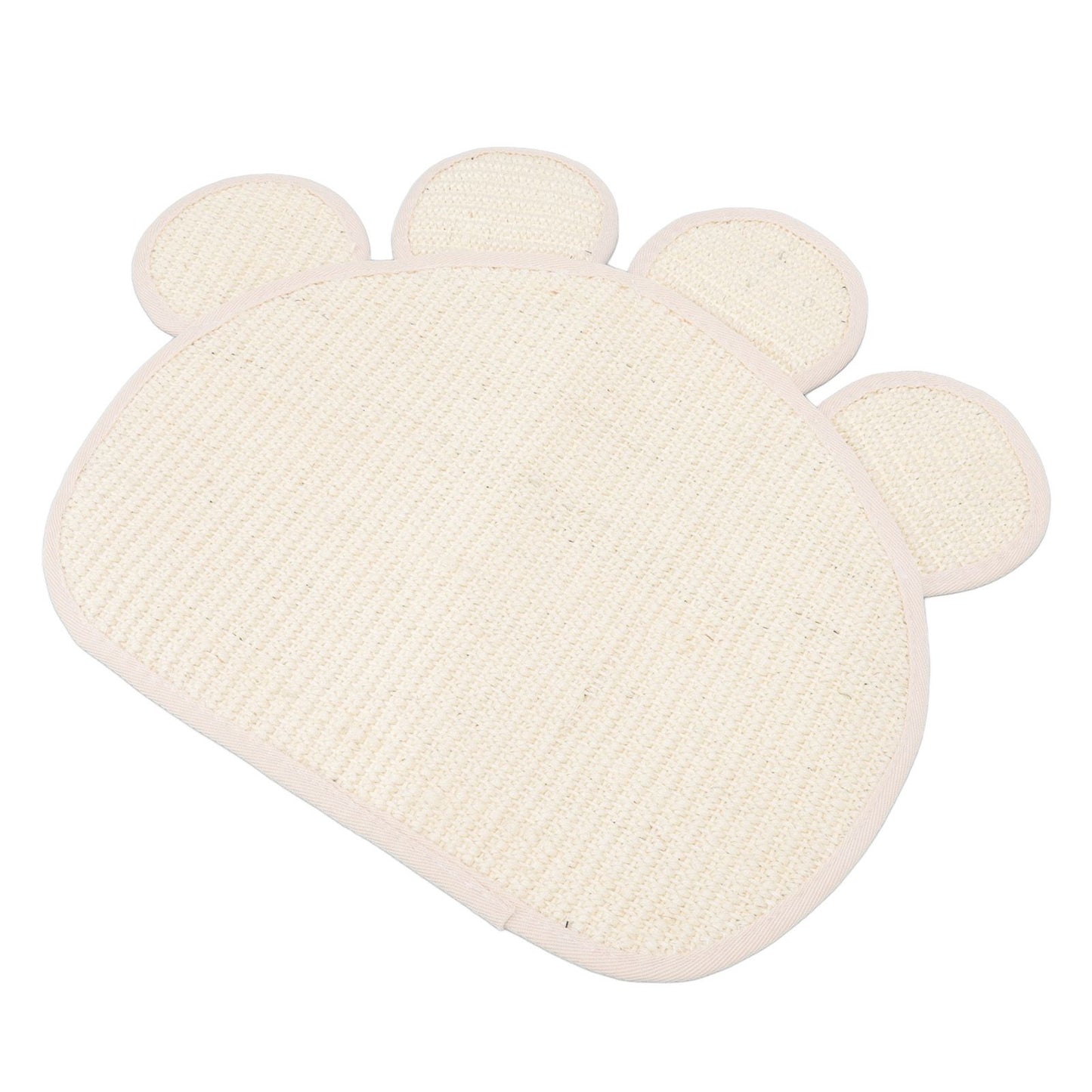 Sisal Cat Scratcher Mat Cute Shape Grinding Claw Protecting Furniture Cat Floor Scratching Pad for Cats Kittens - view 10