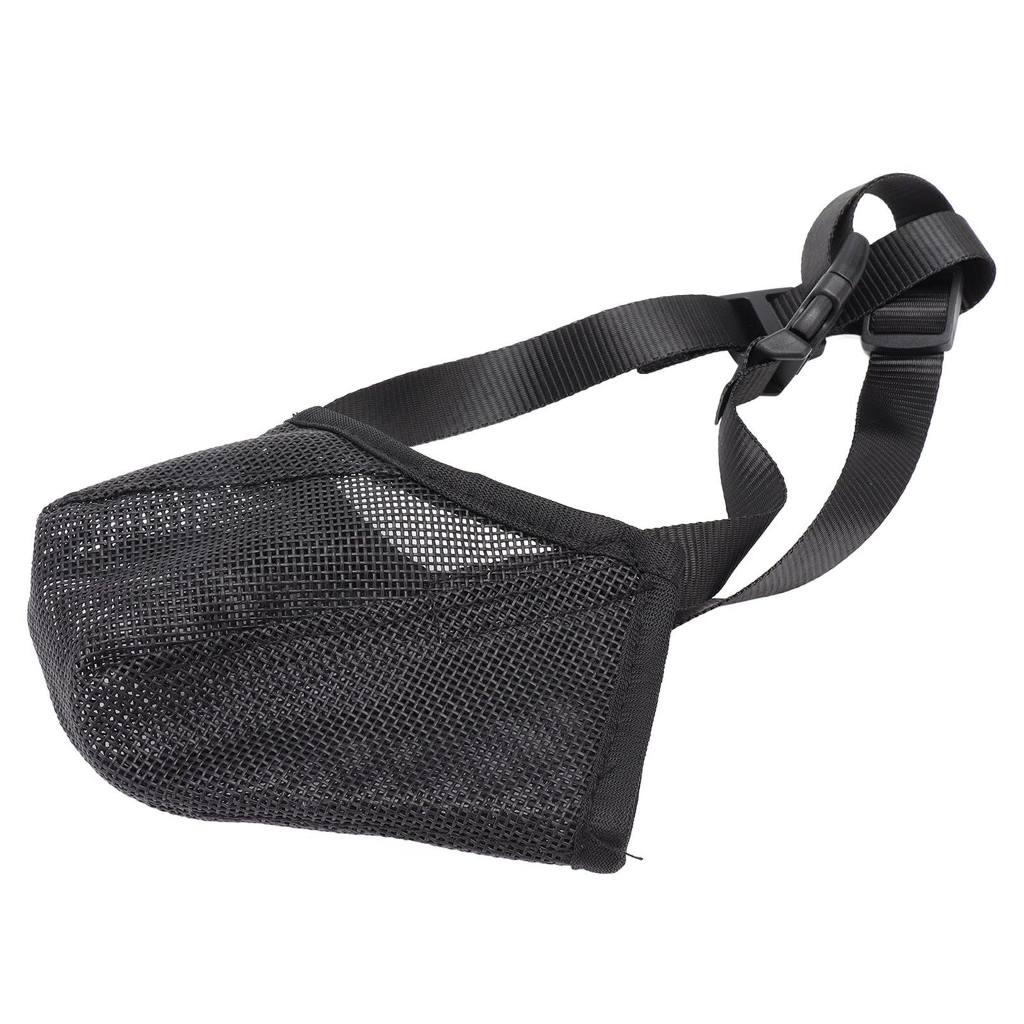 Dog Muzzle Soft Mesh Poisoned Bait Protection Pet Mouth Cover with Adjustable Straps for Small Medium Large Dogs 13x16cm / 5.1x6.3in - view 10