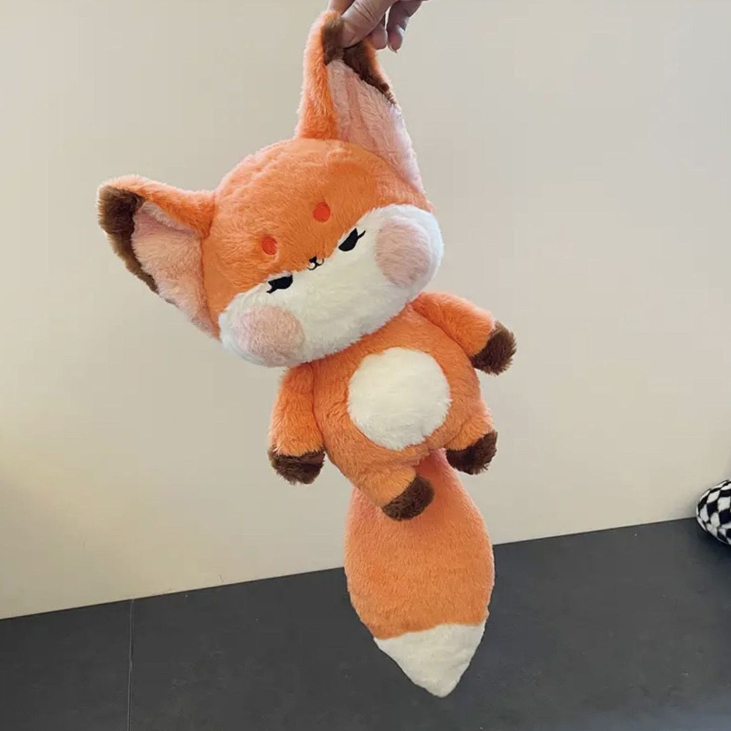 Fox Doll Cute Style Soft Plush Material Stuffed Cartoon Animal Toy for Kids Birthday Present Orange Full Length 60cm - view 10