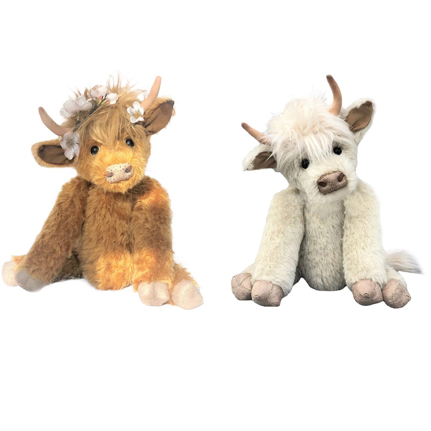 Highland Cattle Plush Doll Plush Cattle Toys Fluffy Cow Plush Pet Cow Toys - view 9