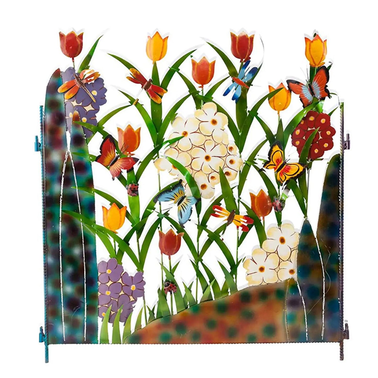 Garden Fence Border Iron Flower Decorative Garden Fencing Panel for Dog Yard Patio Outdoor - view 10