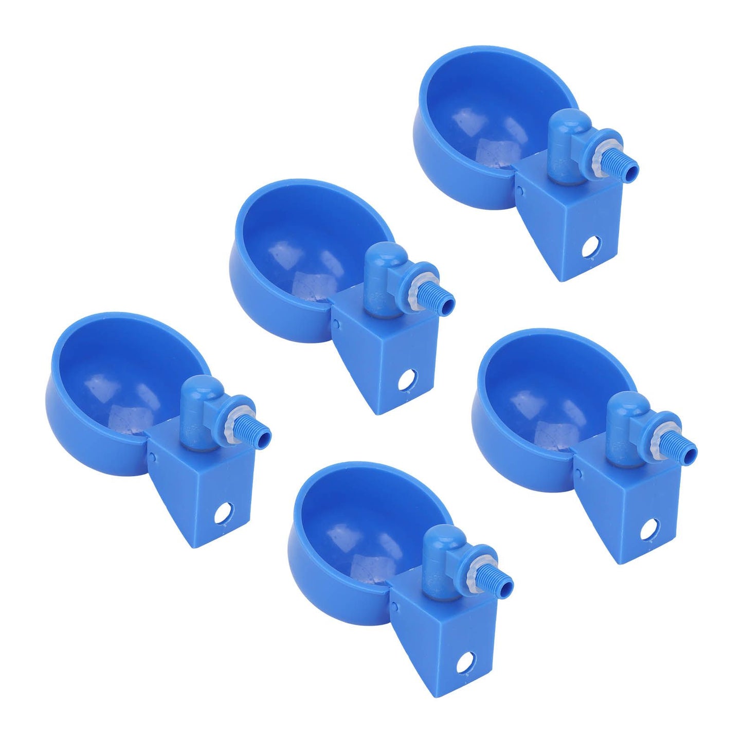 5Pcs Automatic Chicken Water Cups PP Plastic Poultry Waterer Kit for Pigeons G1/8 Male Thread - view 10