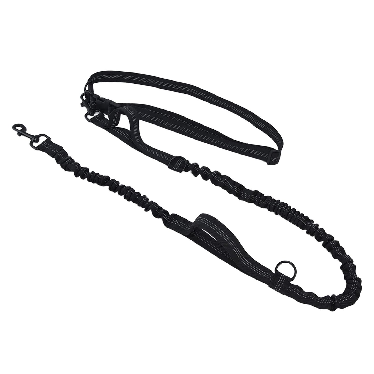 Pet Leash Reflective Retractable Portable Adjustable Dog Traction Rope for Pets Dogs Black - view 10