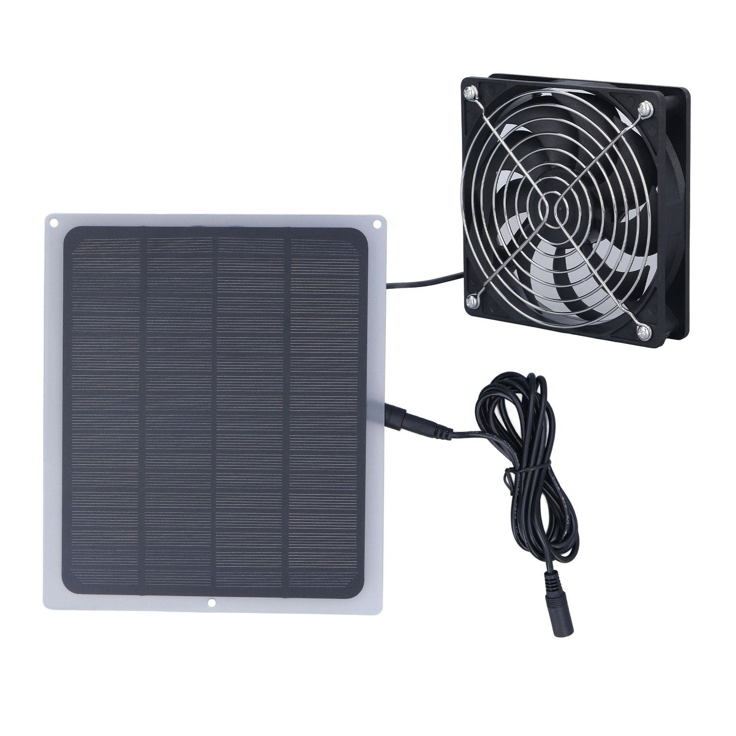 6W Solar Panel Fan with Protecting Net Waterproof Greenhouse Chicken House Solar Fan for Outdoor - view 10