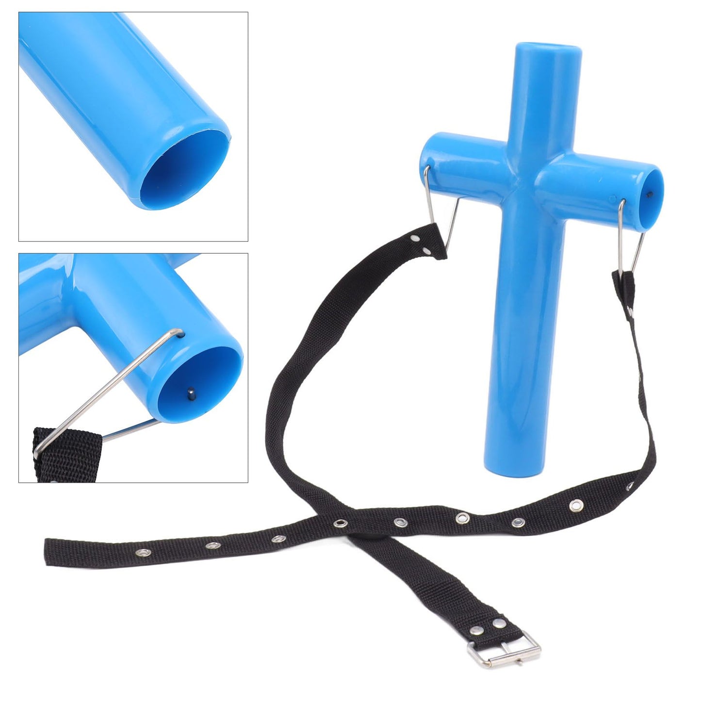 Livestock Mouth Opener Animal Gastric Lavage Feeding Medicine Cross Tool for Cattle Horse Sheep Blue L - view 10