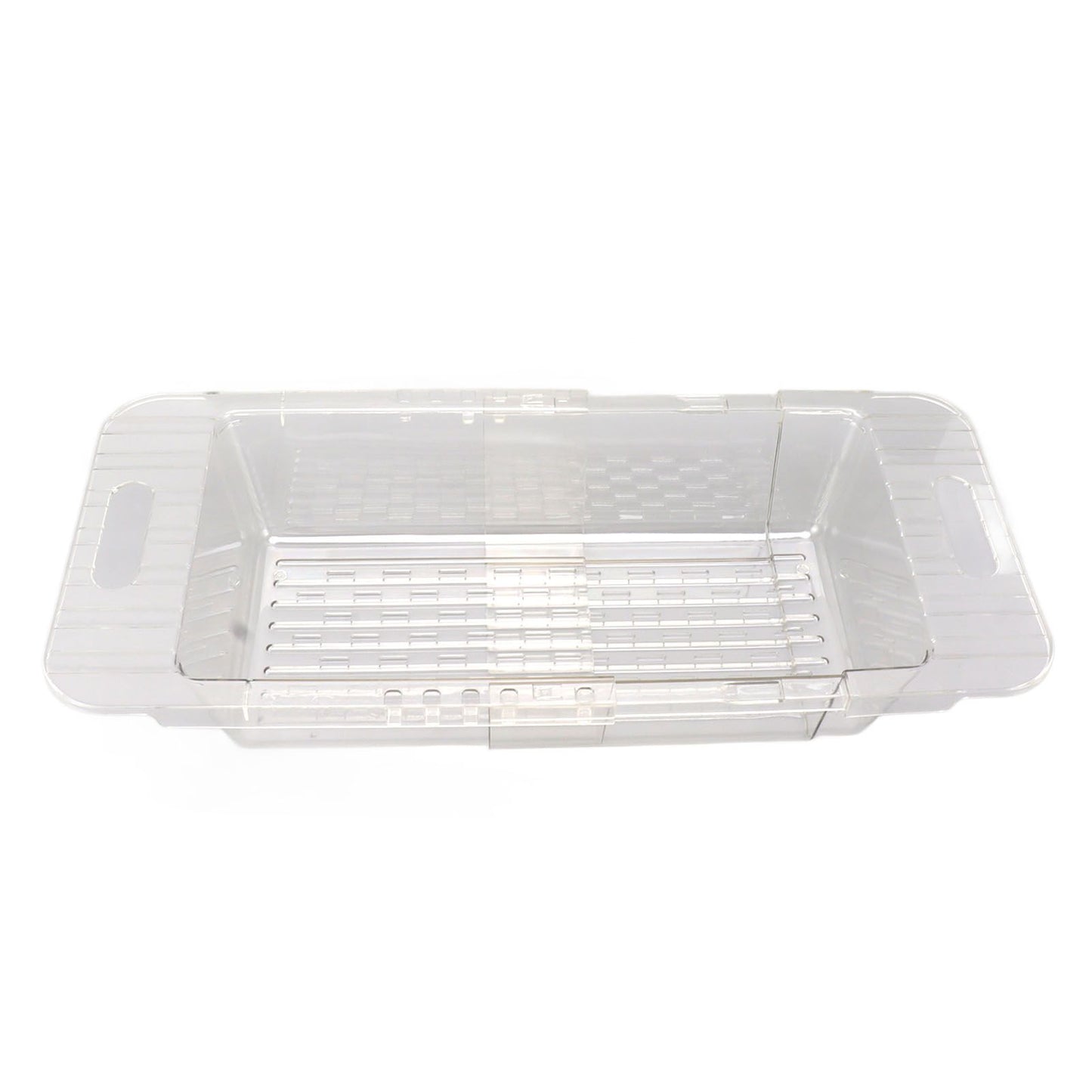 Kitchen Sink Fruit Vegetable Strainer Modern Minimalist PET Kitchen Telescopic Drain Rack Plastic Sink Filter Transparent - view 10
