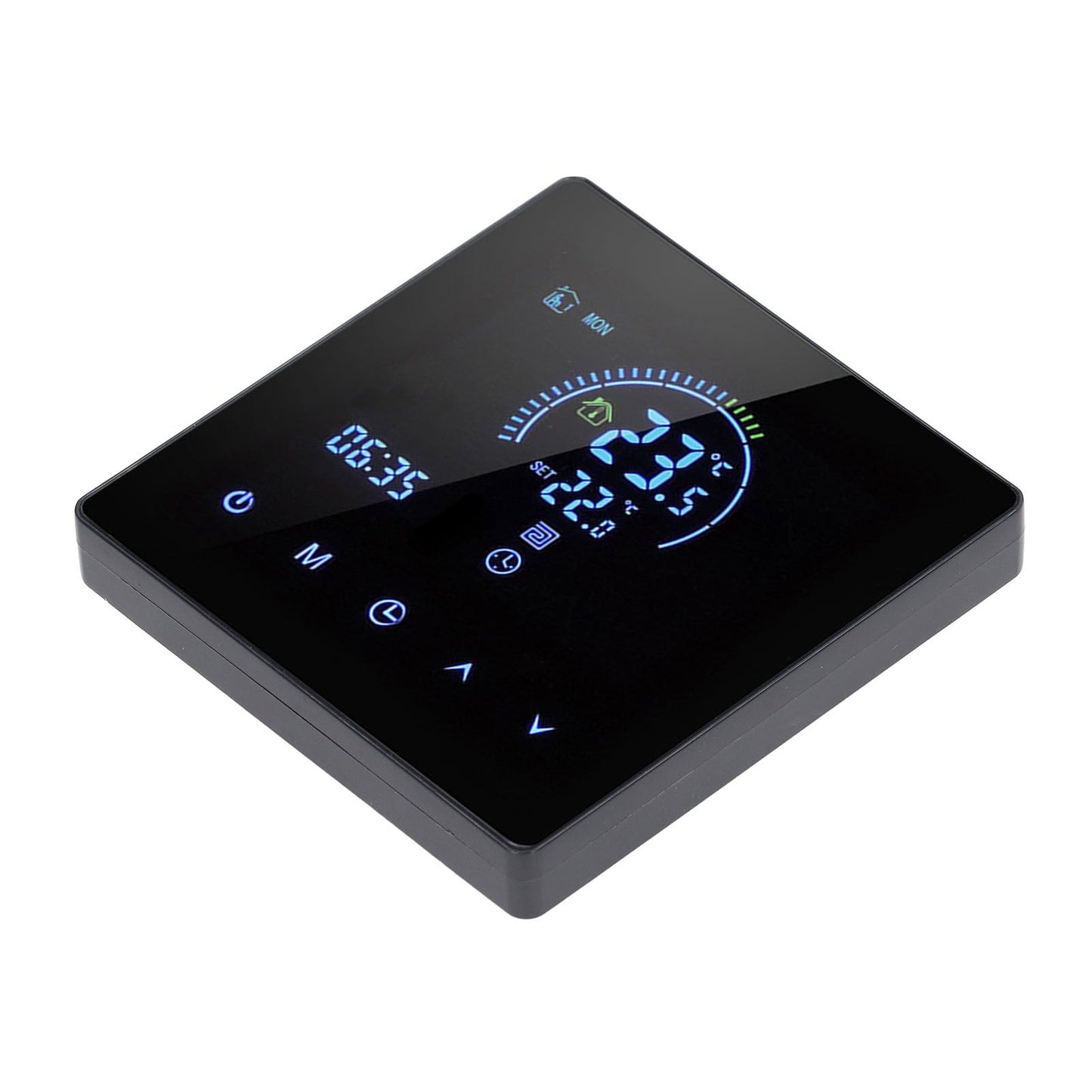 16A Digital Thermostat with LCD Display Programmable Thermostat Electric Heating Thermostat for Home Office Hotel AC 90V‑240V Black WiFi - view 10