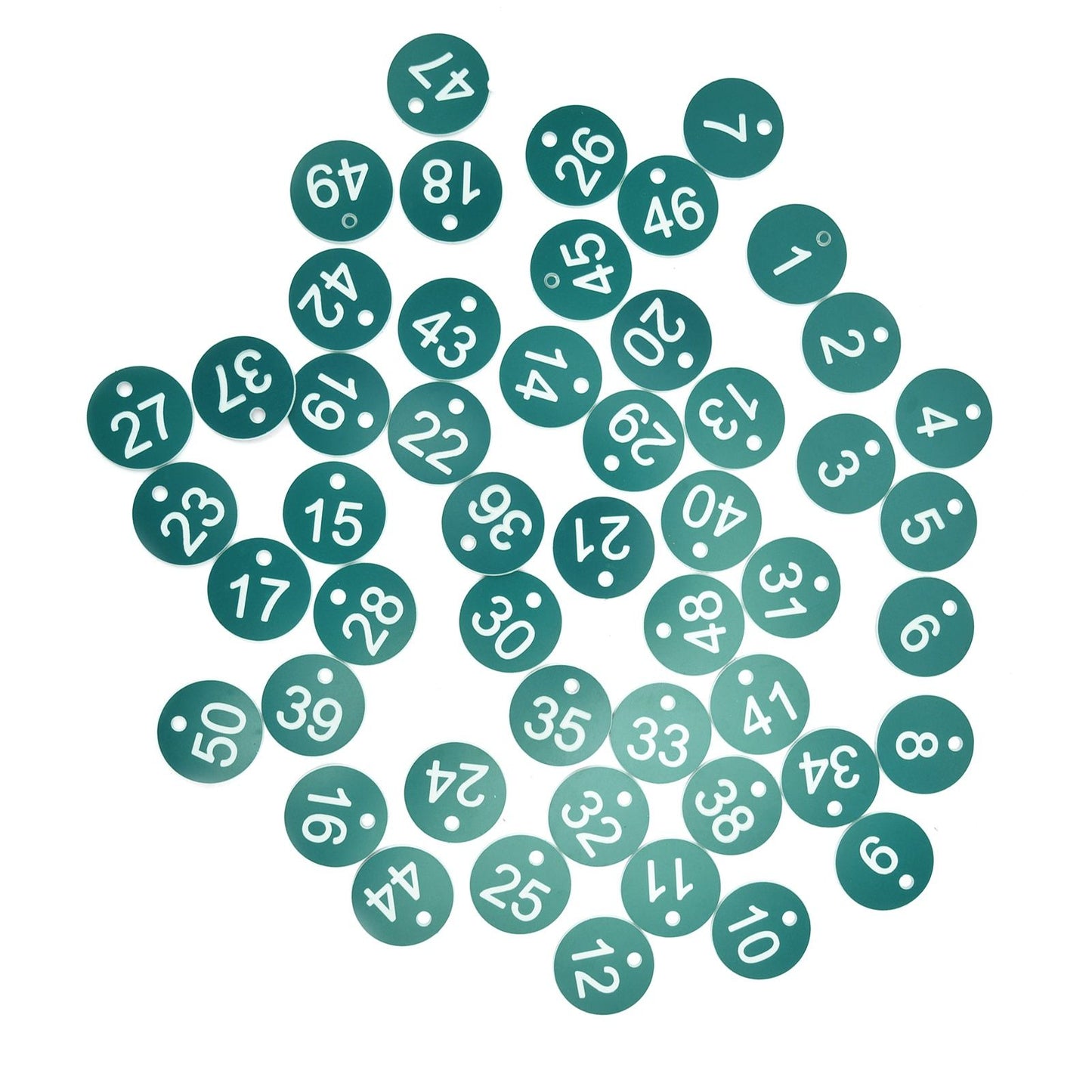 50PCS Numbered Label Numbered Tag for Farm Livestock Beekeeping Husbandry Breeding Supplies1-50 Green - view 10