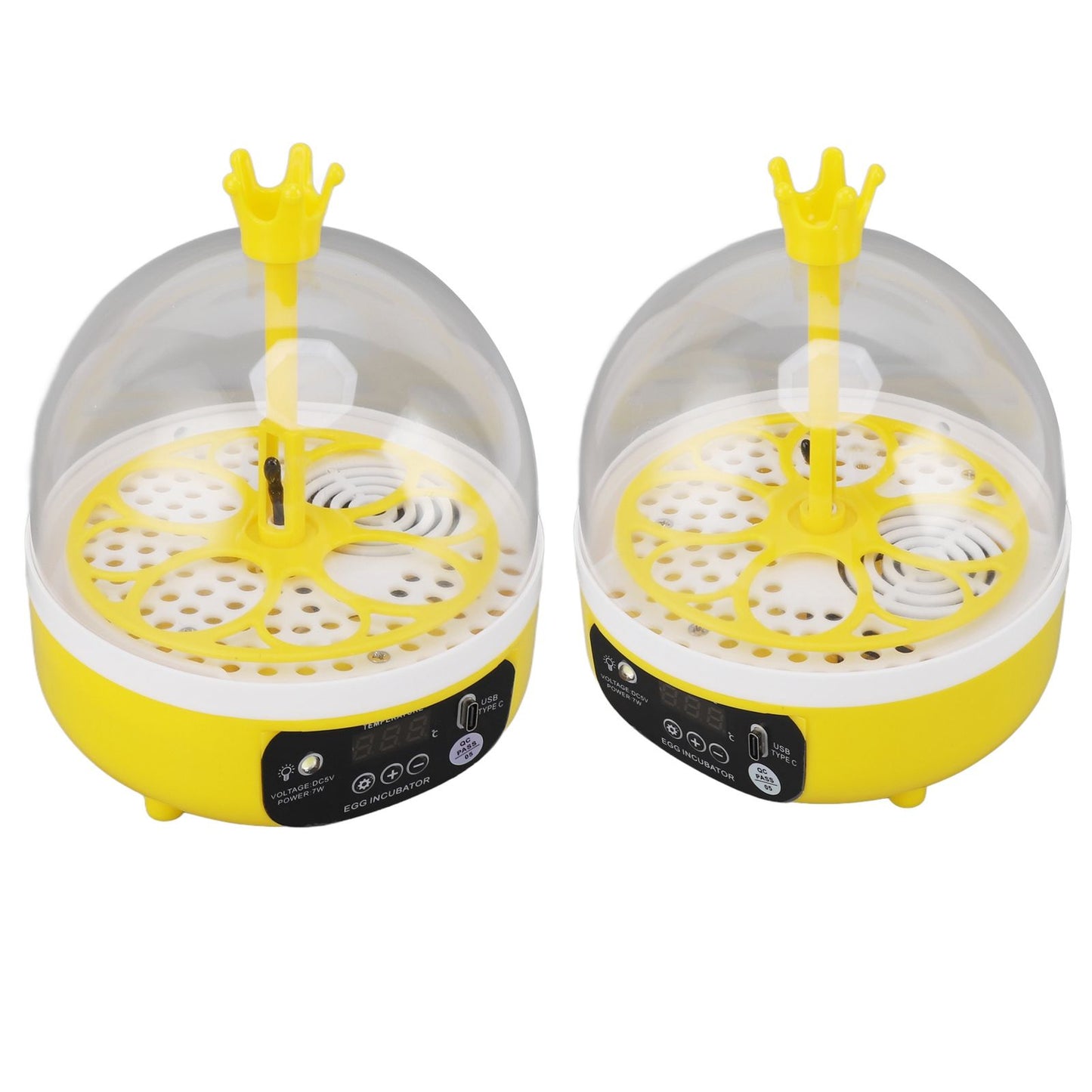 Mini Egg Incubator for Home Automatic Temperature Humidity Control 4 Eggs Candler Poultry Hatching Machine for Chickens Ducks Pigeons Manual Turning - view 10