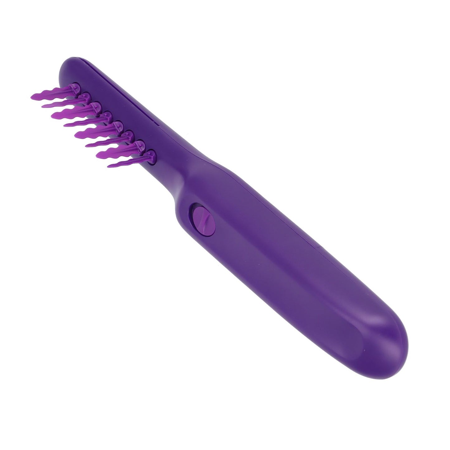 Detangling Brush Purple Anti Knotting Portable Rotatable Wet Dry Dual Use Detangler Comb for Home - view 10