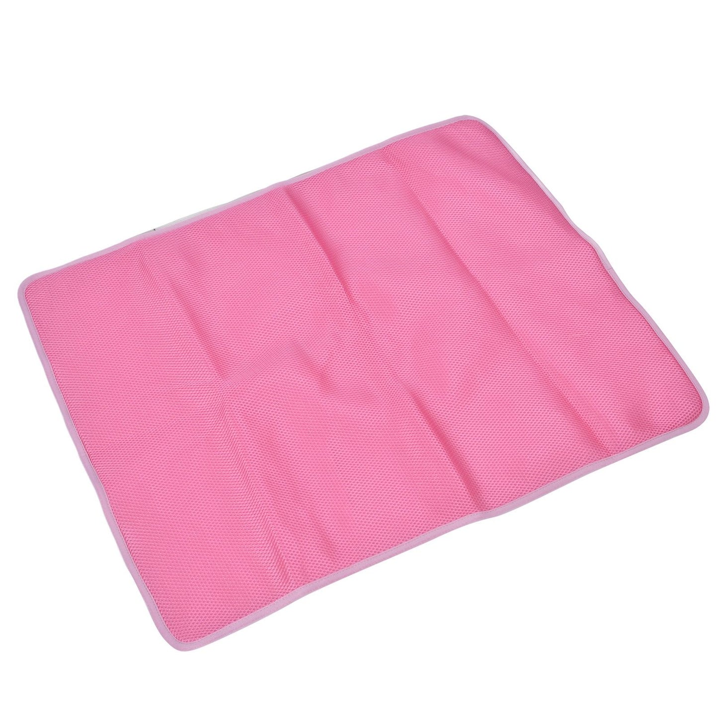 Pet Cooling Mat Breathable Soft Summer Dog Cat Sleeping Pad for Kennel Sofa Bed FloorPink L - view 10