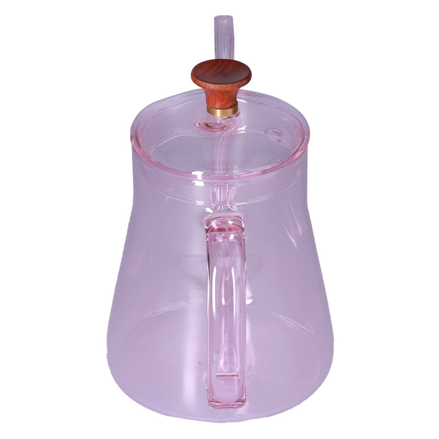 Long Spout Kettle Large Capacity Heat Resistant Easy to Clean Long Mouth Coffee PotPink - view 10