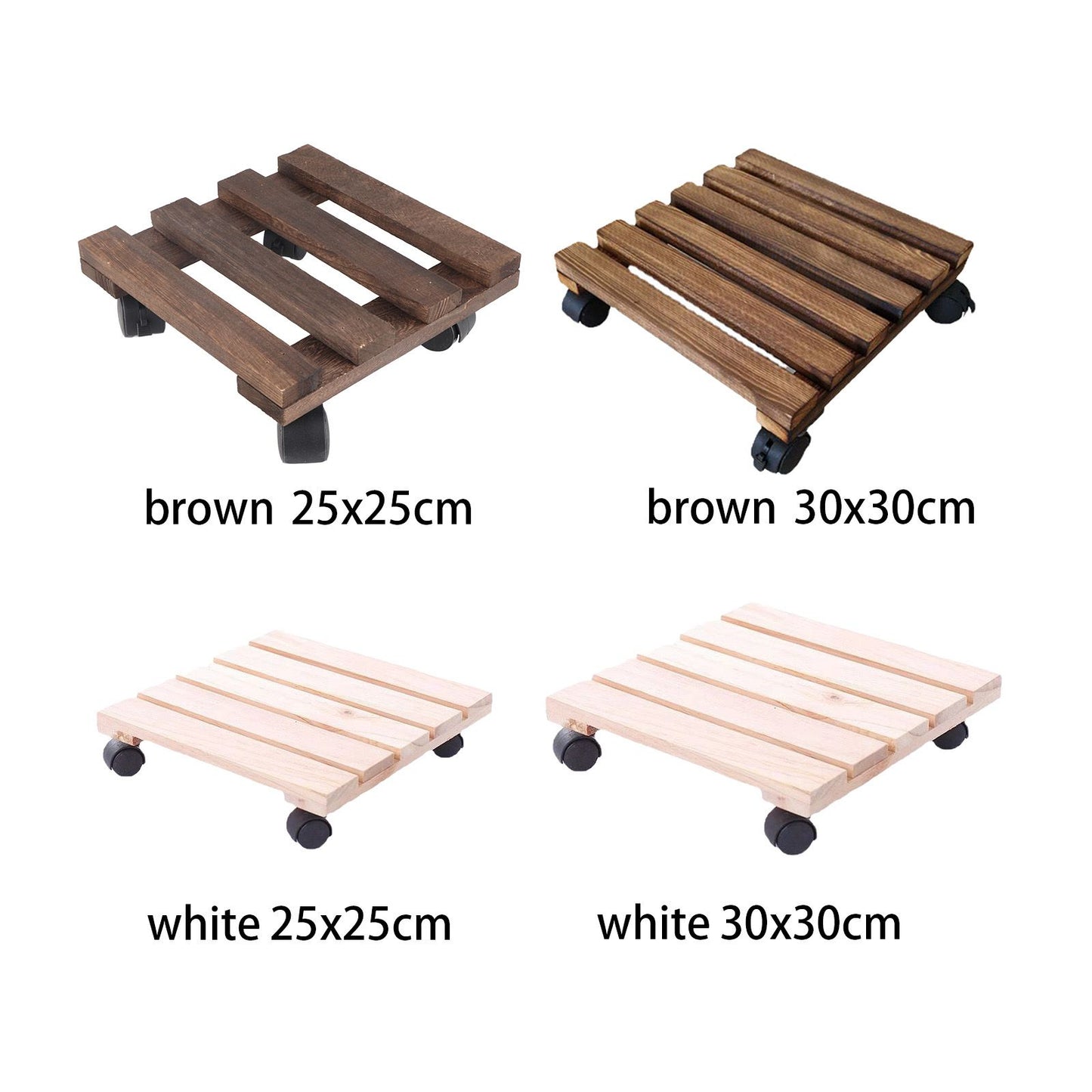 Wheeled Flower Pot Tray Base Roller Universal Wheel Movable Large Carrier Rectangular Thickened Chassis - view 10