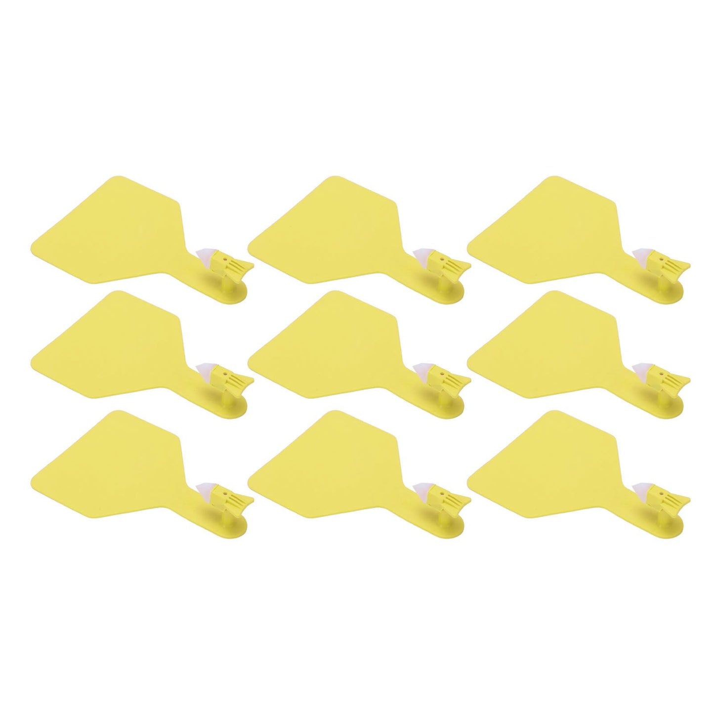 100pcs Blank Livestock Ear Tag Thickened TPU Reusable Animal Ear Label for Dairy Cattle Beef Cattle Yaks Horses Camels Yellow - view 10
