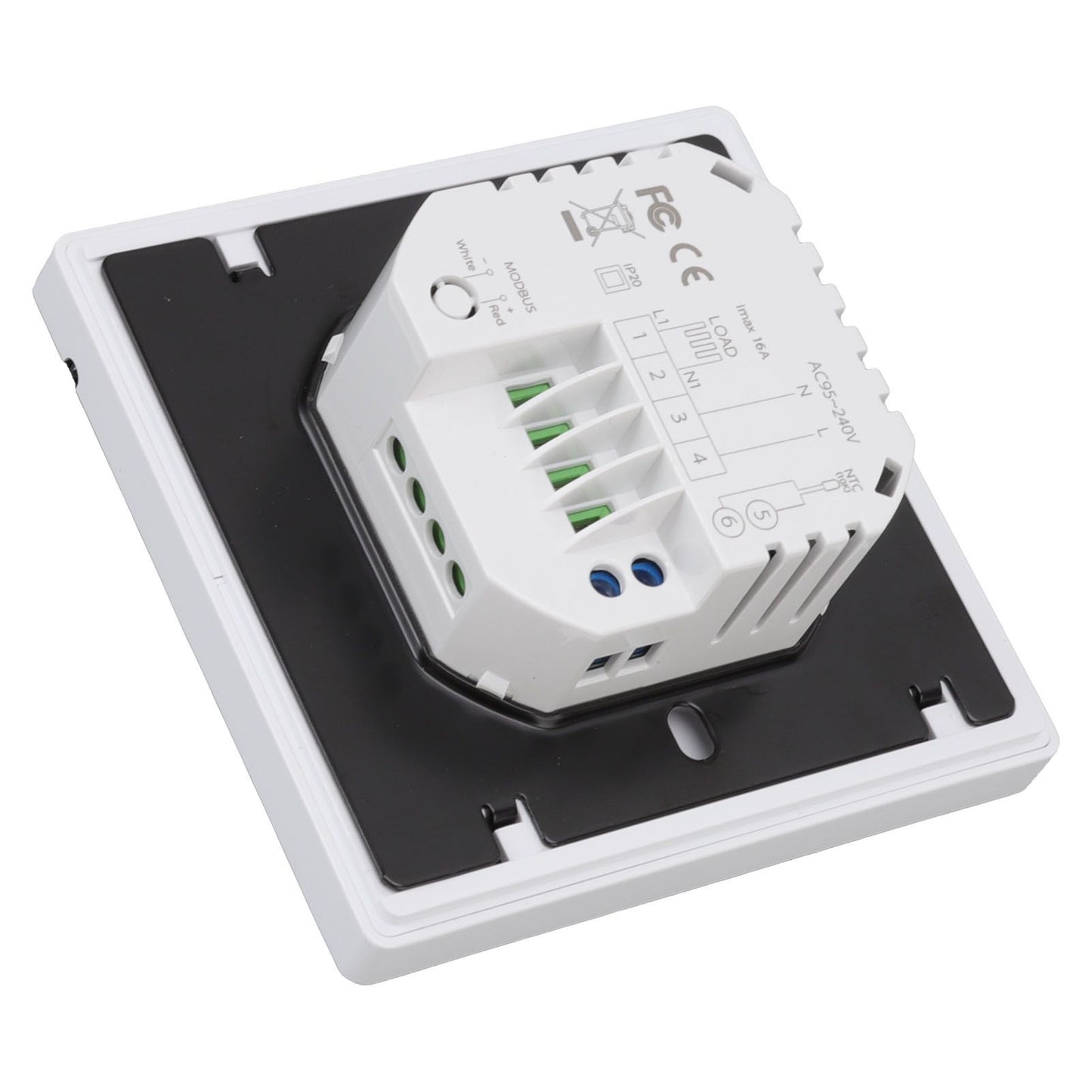 Household Smart Thermostat Programmable App Voice Control Electric Floor Heating Temperature Controller for ZigBee AC 95‑240V White - view 10