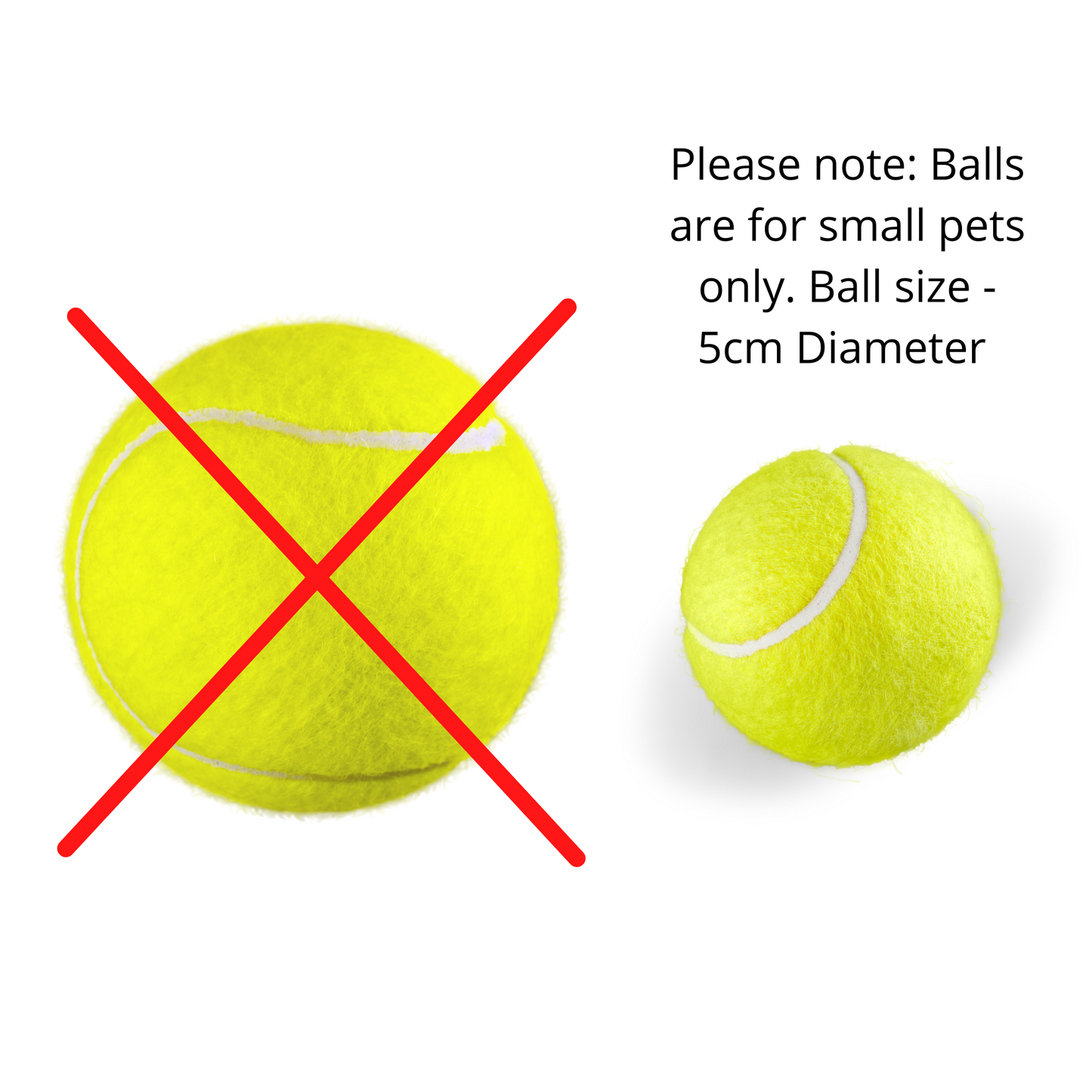 6 Pack Replacement Balls For Interactive Hyper Fetch Mini All For Paws - view 2
