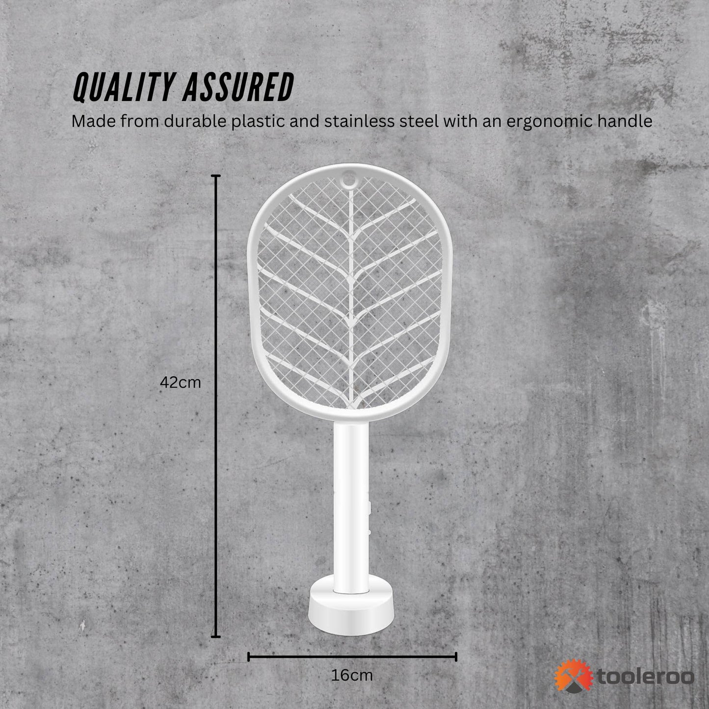 2 in 1 Rechargeable Mosquito Swatter - Electronic Fly Insect Bug Zapper Racket - view 7