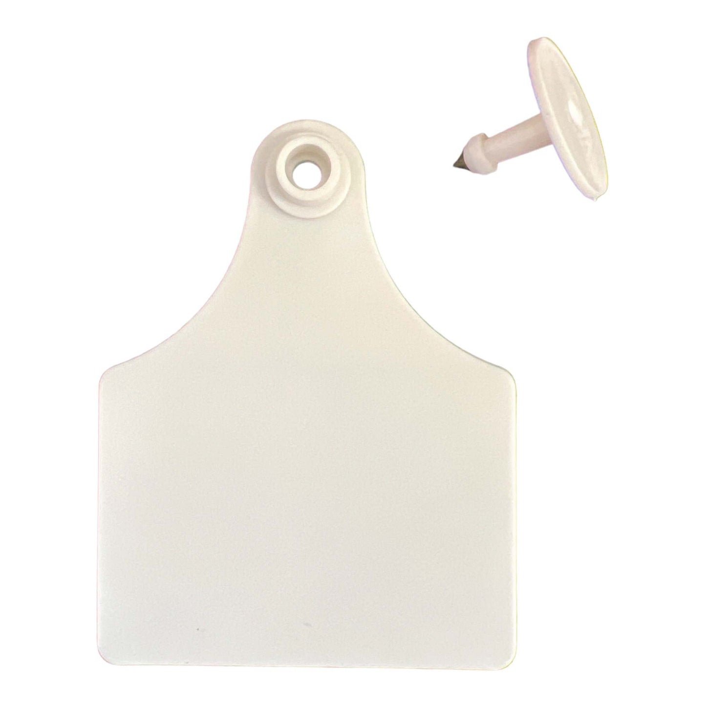 100x Cattle Ear Tags 7x10cm Set - Large White Blank Cow Sheep Livestock Label - view 4