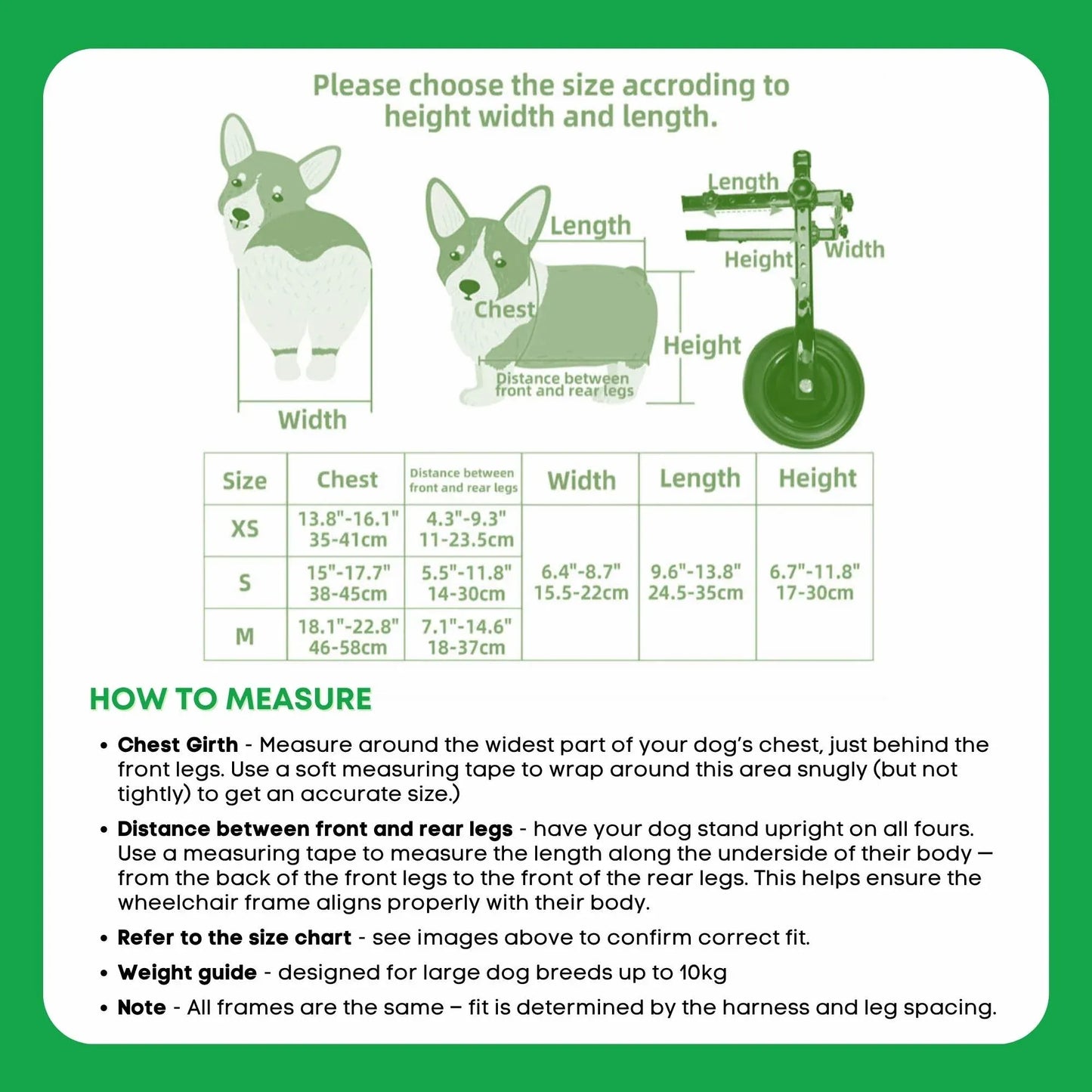 Rooster Farms Replacement Harness for Dog Wheelchair XS - Little Dogs Up to 10Kg - view 6