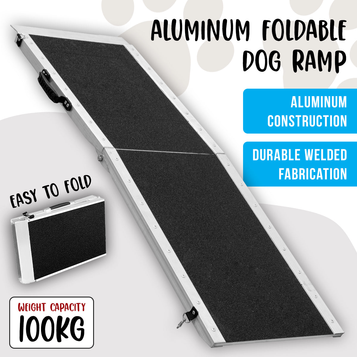 Furtastic Foldable Aluminium Dog Ramp - 122 x 38 cm - view 9