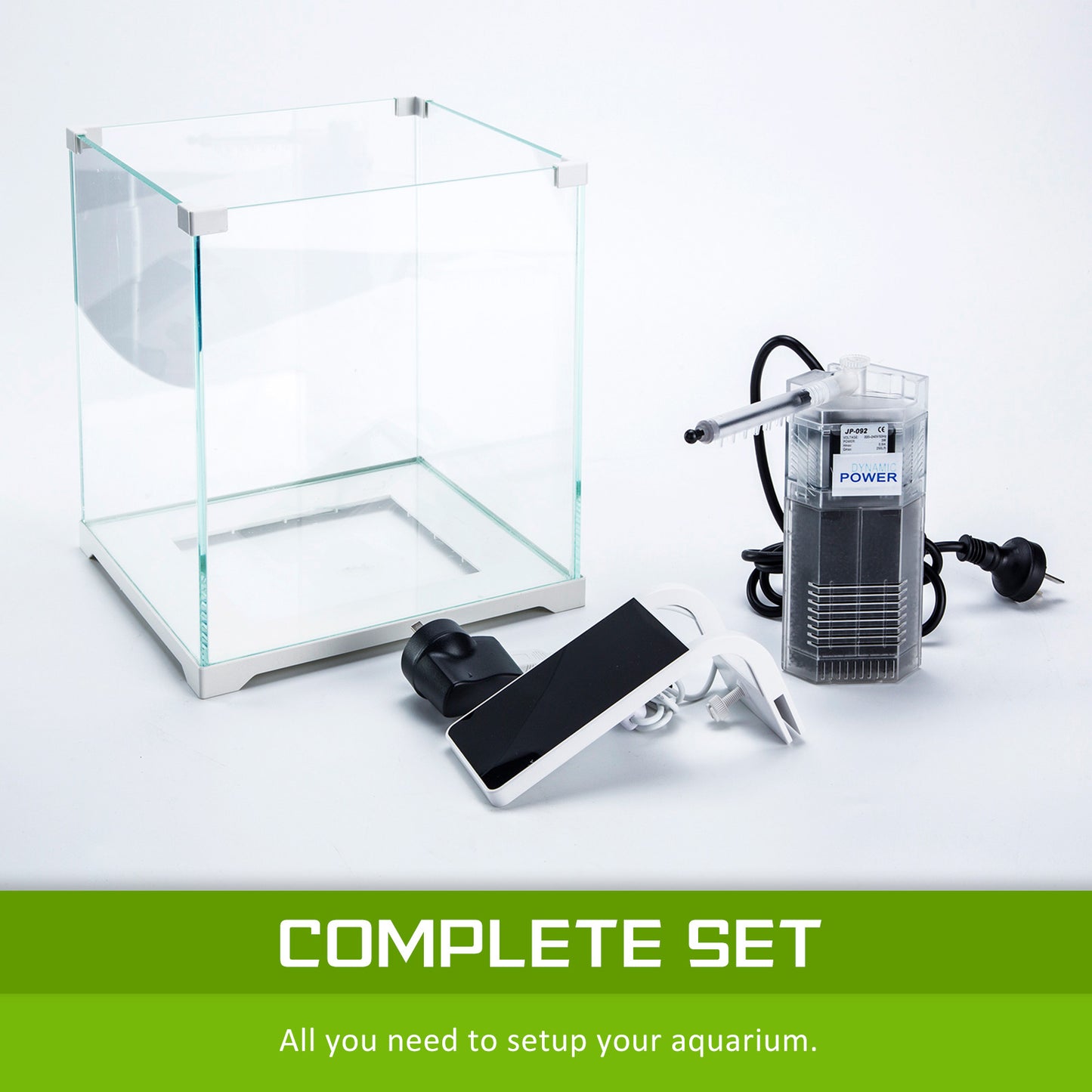 Aquarium Starfire Glass Fish Tank Set Filter Pump 16L - view 10
