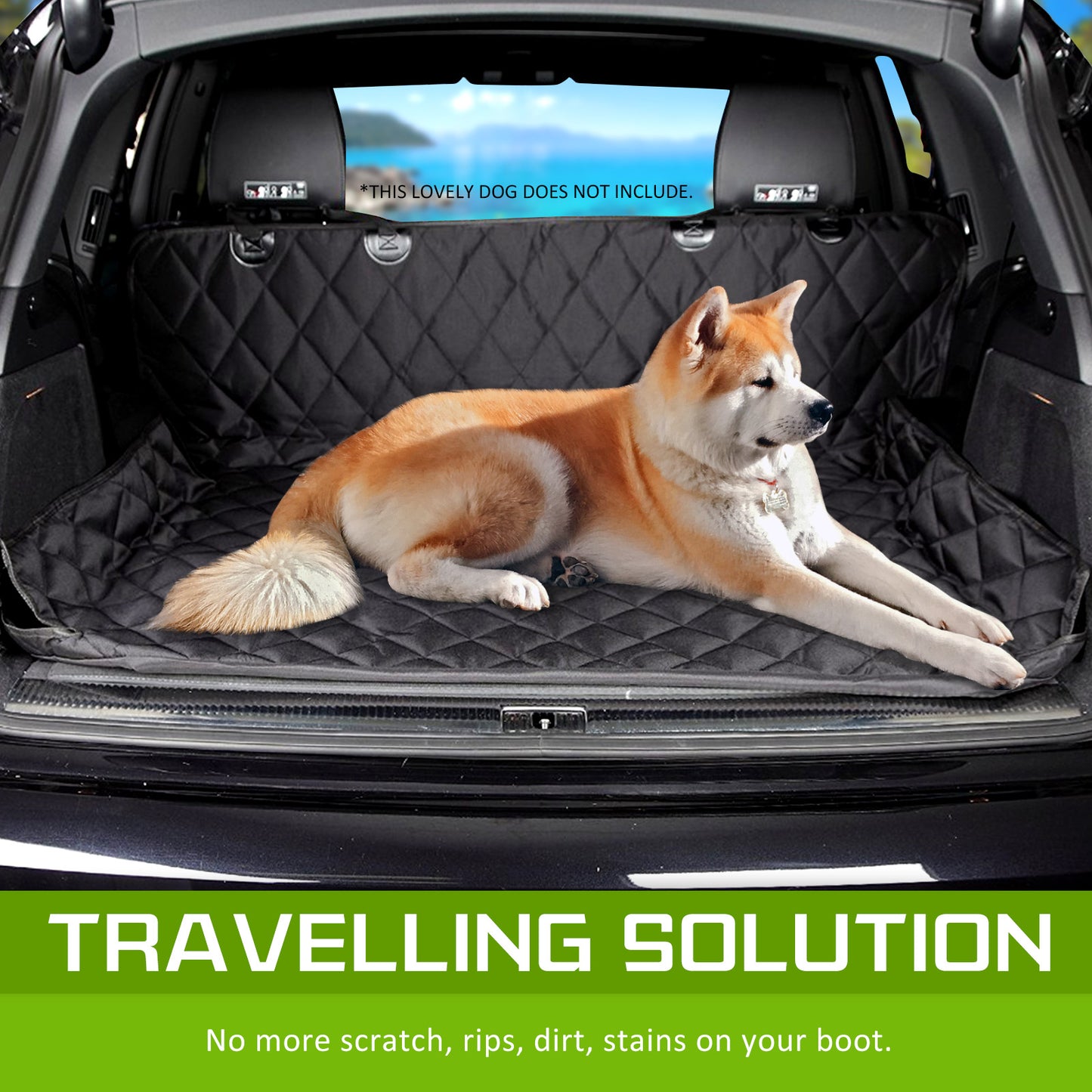 XXL Pet Dog Car Boot Seat Cover Waterproof Mat BLACK - view 10