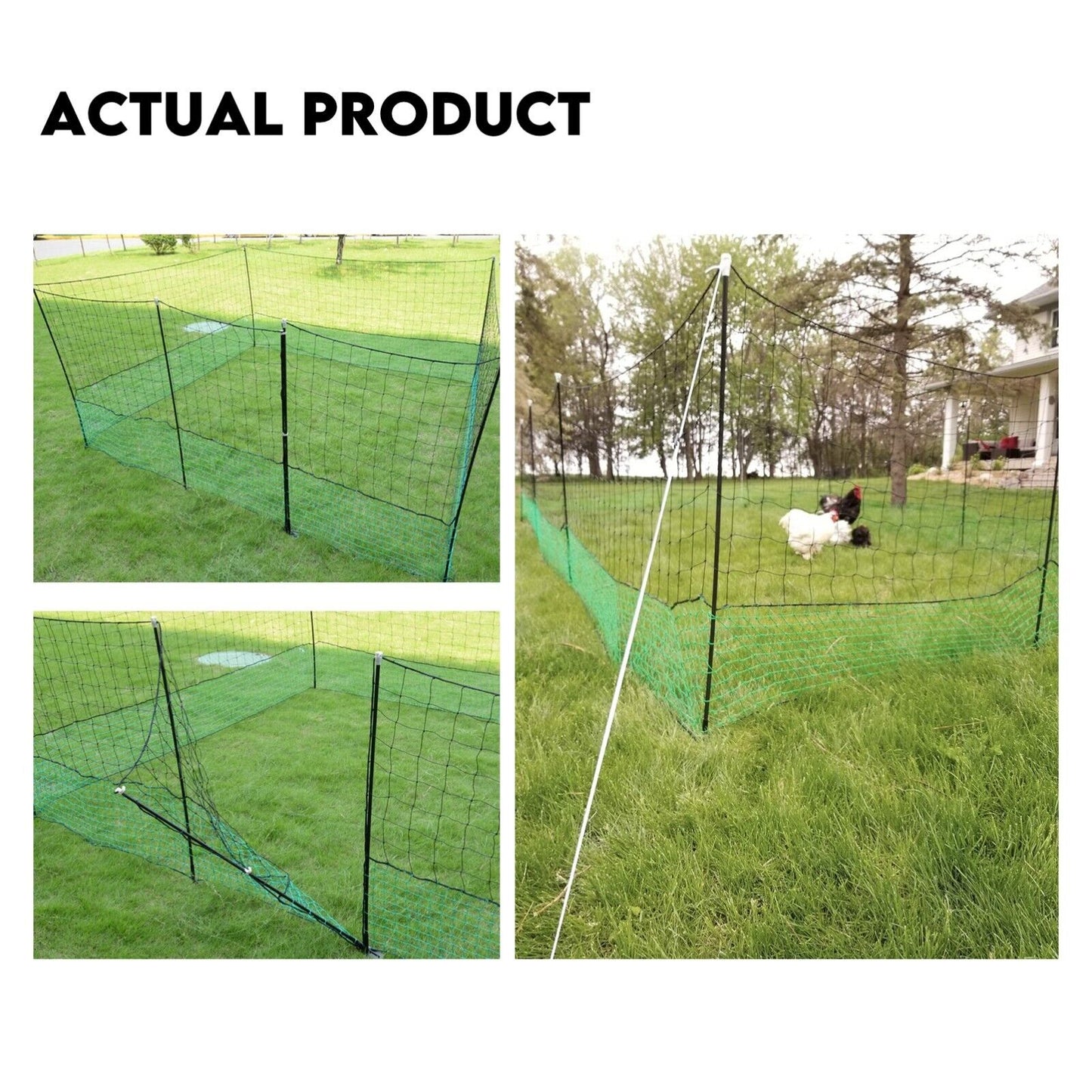 POULTRY NETTING Quality Net Chicken Electric Fence 60m X 115cm - view 7