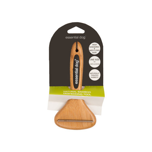 Natural Bamboo Deshedding Tool: Cats & Dogs - view 4
