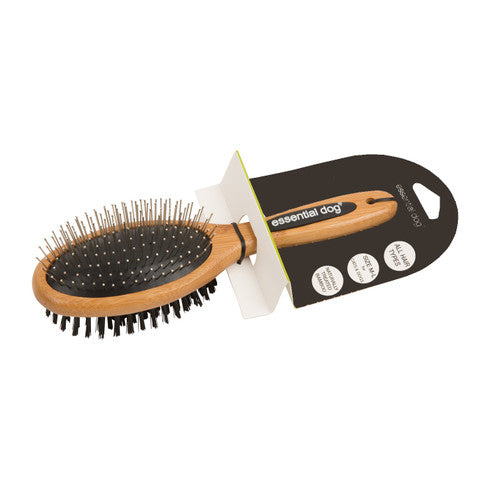 Natural Bamboo Two Sided Brush: Cats & Dogs - view 3