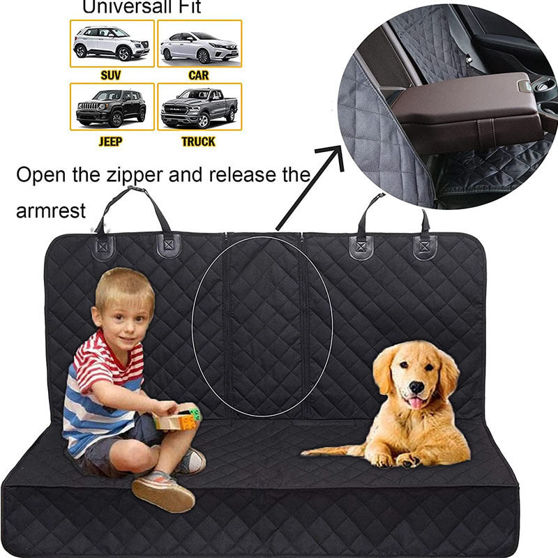 Universal Waterproof Dog Car Seat Cover with Non-Slip Backing - Pet Travel Protection Mat - view 5