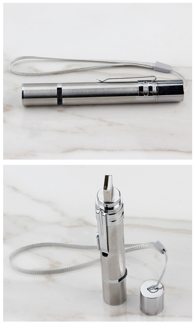 2PCS USB Rechargeable Multifunctional Laser Pointer for Cats - Interactive Toy with Star and Butterfly Patterns - view 5
